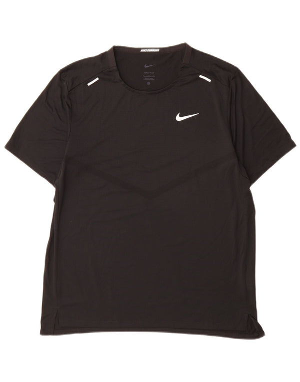 Мужская футболка Nike Dri Fit, большой черный полиэстер