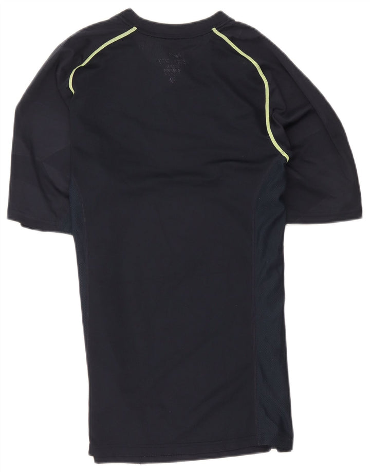 Мужская футболка Nike Dri Fit, маленький темно-синий полиэстер