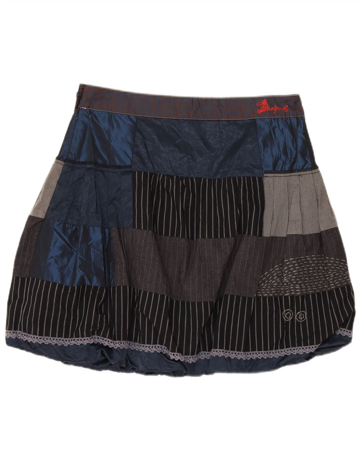 DESIGUAL Женская юбка-пузырь EU 40 Medium W32 Разноцветная пэчворк