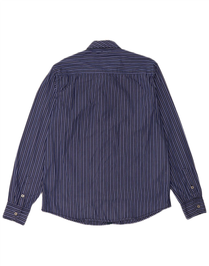 Мужская рубашка Tommy Hilfiger XL из хлопка в синюю полоску