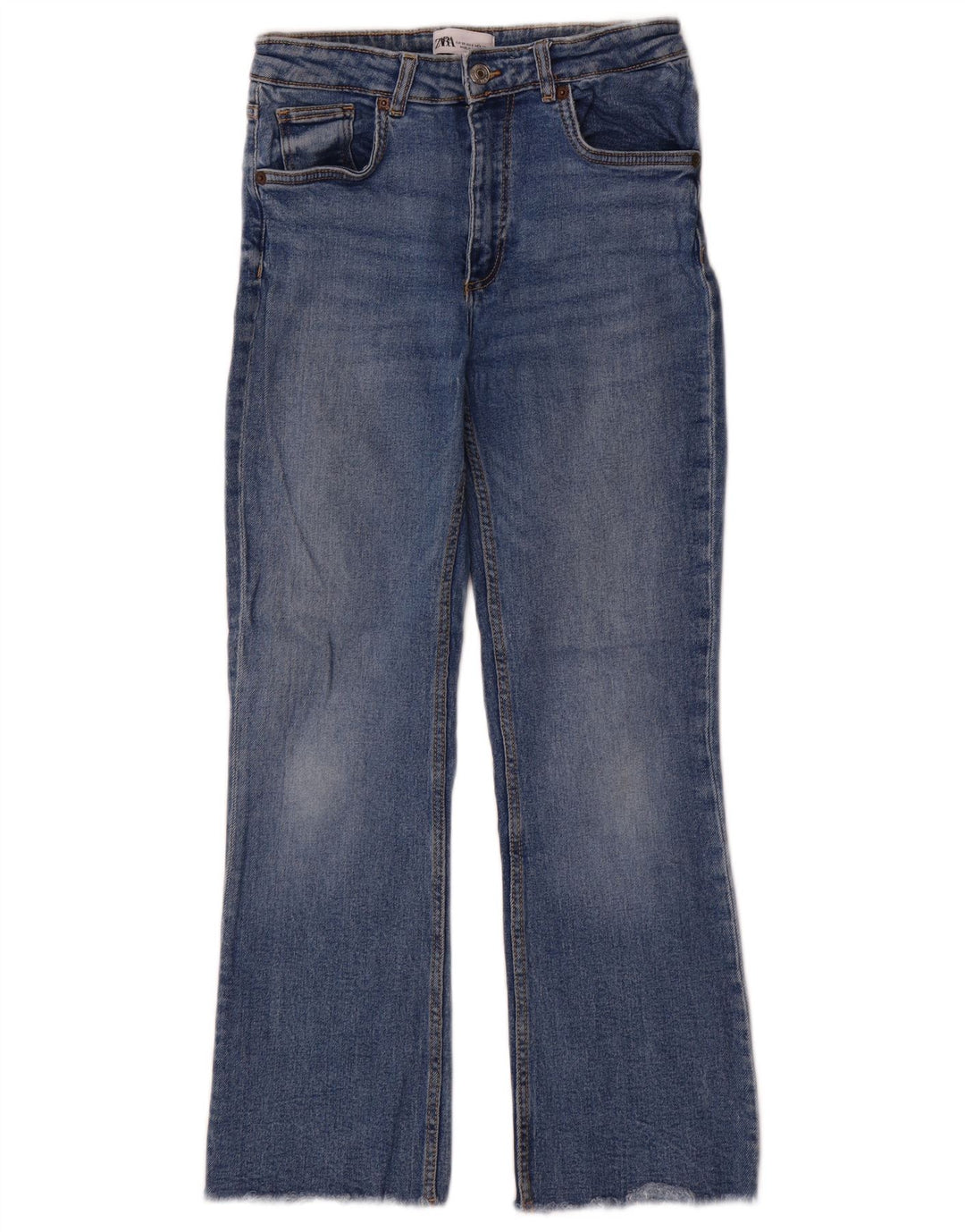 Женские джинсы Bootcut Zara EU 38, маленькие W28 L27, синие