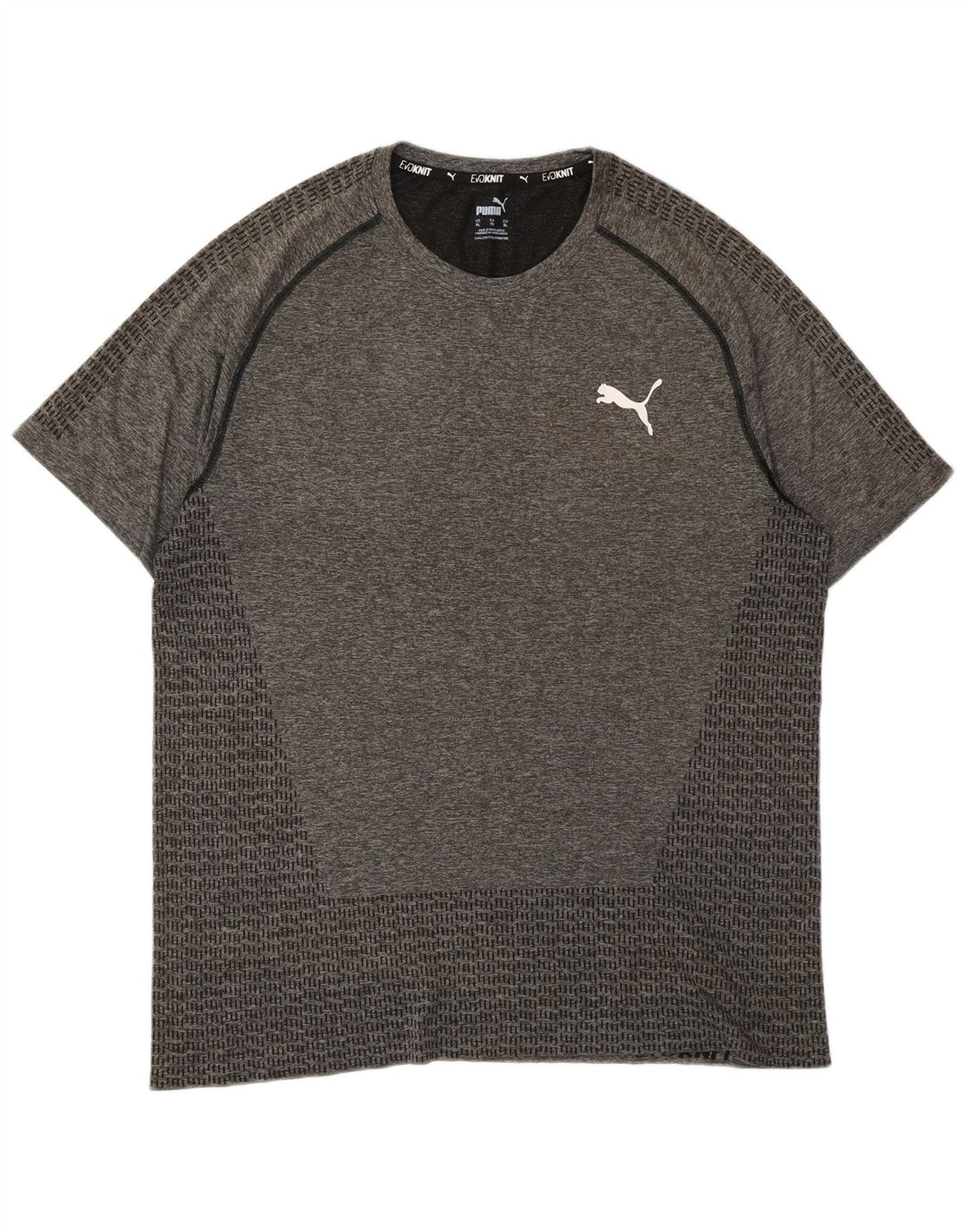 Мужская футболка PUMA Top XL Серая в крапинку