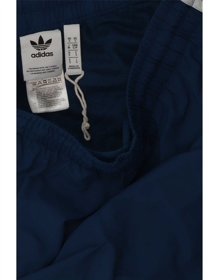 Мужские спортивные шорты Adidas, маленькие синие спортивные шорты из полиэстера