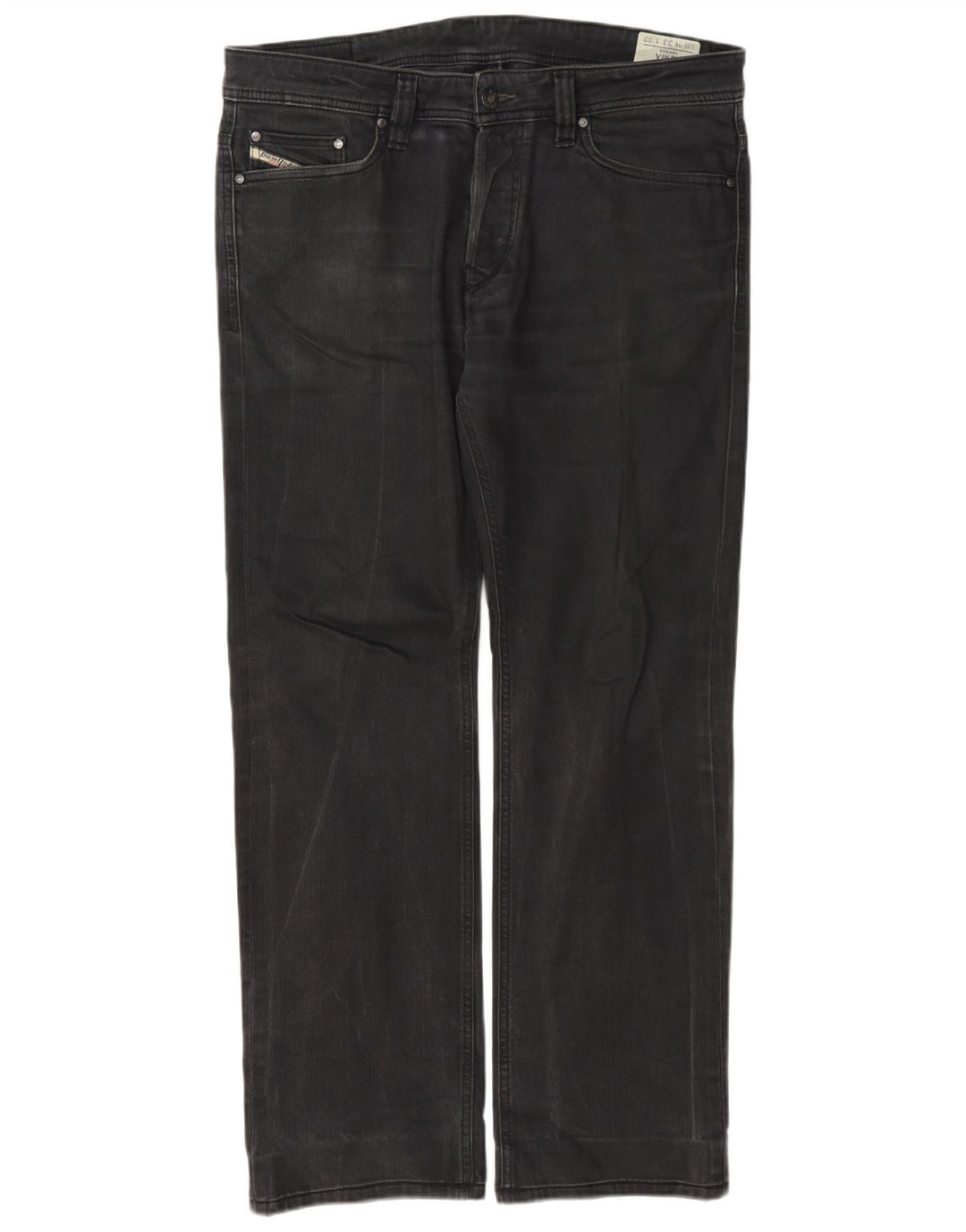 Мужские прямые джинсы Diesel Viker W33 L32, серые, хлопок