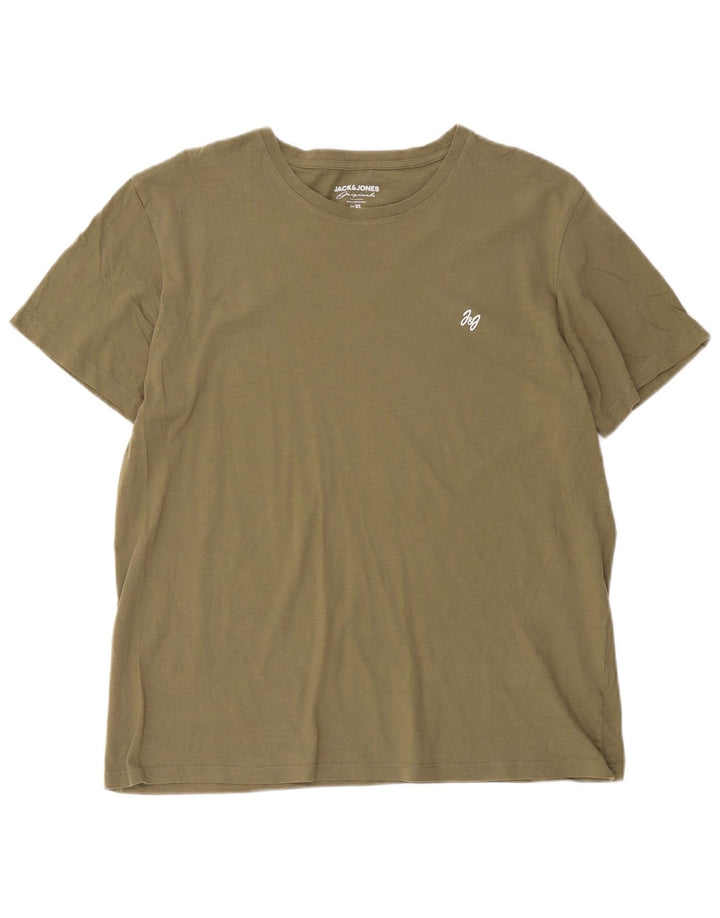 Мужская футболка Jack & Jones Top XL Хаки