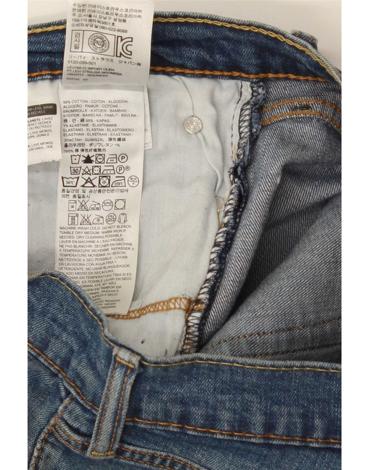 Мужские джинсы Levi's Slim 511 W34 L32 синие, хлопок