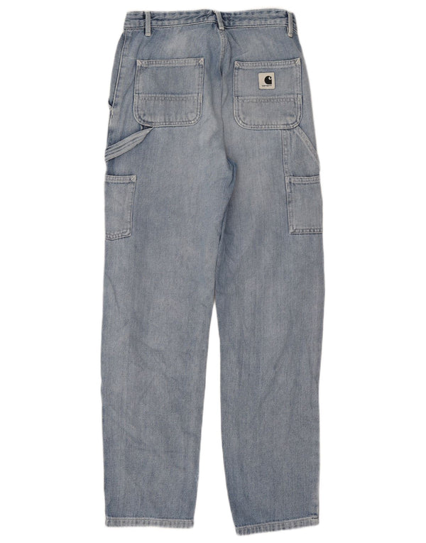 Женские зауженные джинсы-карго Carhartt W26 L29 синие