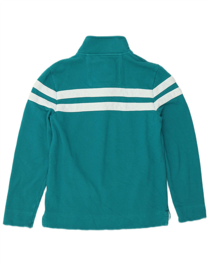 Crew Clothing Мужской свитер-джемпер маленький бирюзовый с цветными блоками