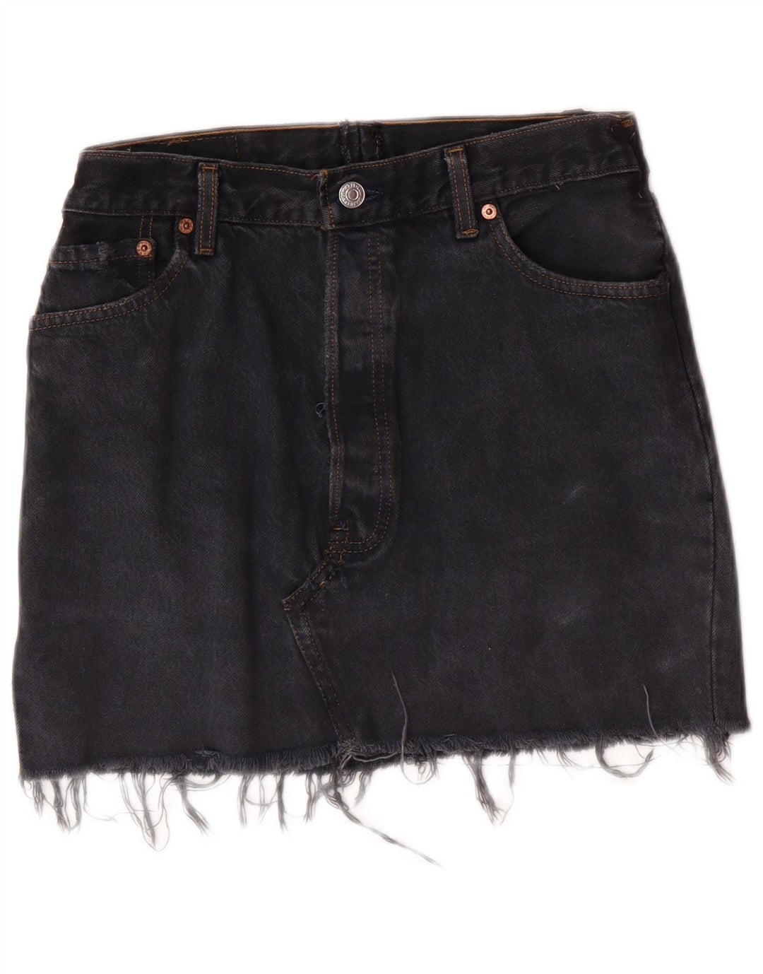 Женская джинсовая юбка LEVI'S W28 Средний Серый