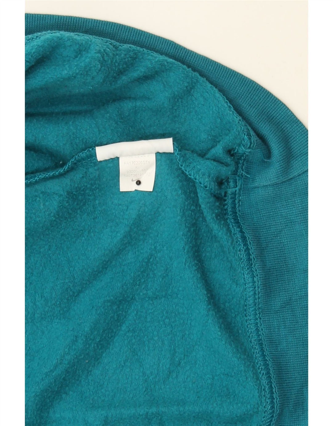 NIKE Womens Oversized Graphic Hoodie Jumper UK 18 XL Blue Polyester Vintage Nike and Second-Hand Nike from Messina Hembry 