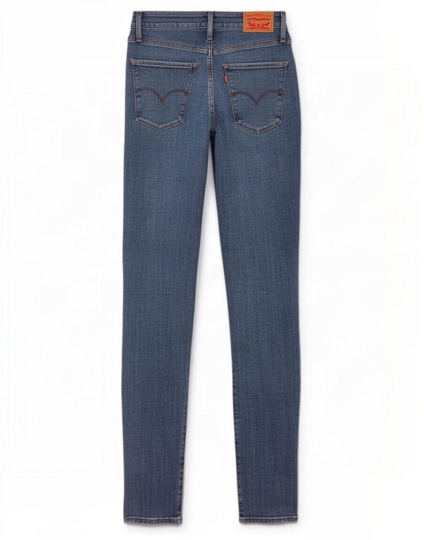 Женские джинсы скинни Levi's 721 с высокой посадкой W26 L30, синие, хлопок