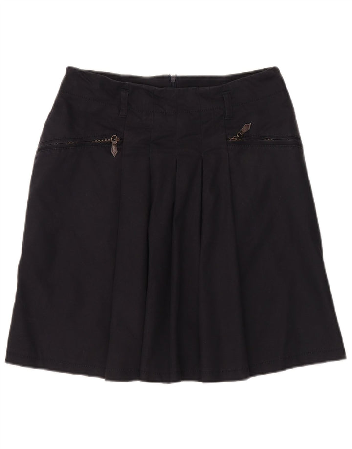 Женская юбка-трапеция Zara Medium W28 Темно-синяя
