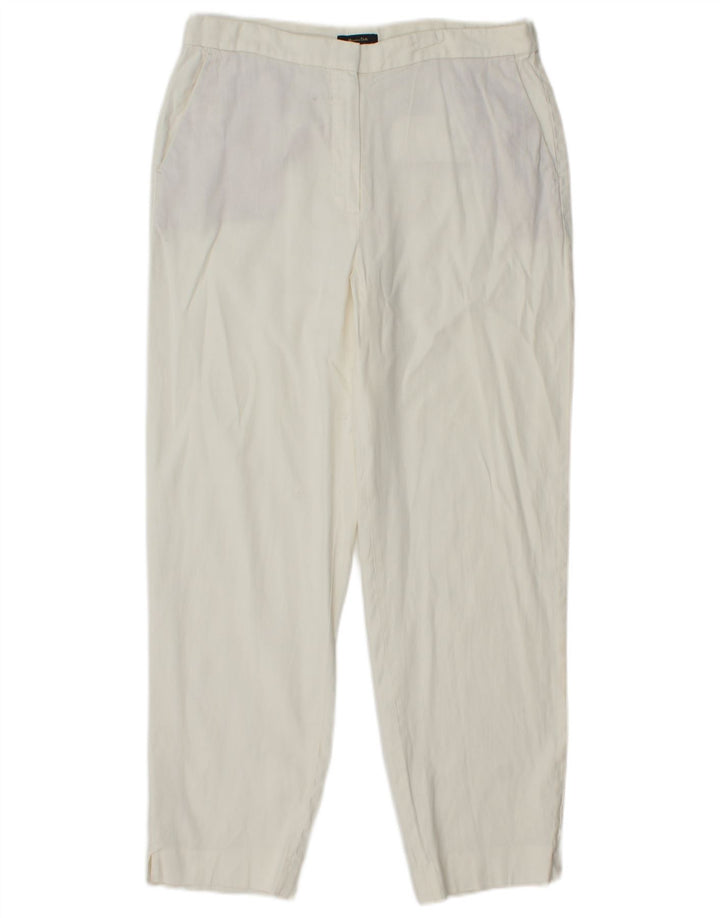MASSIMO DUTTI Женские зауженные брюки-чиносы EU 40 Medium W30 L27 Белые