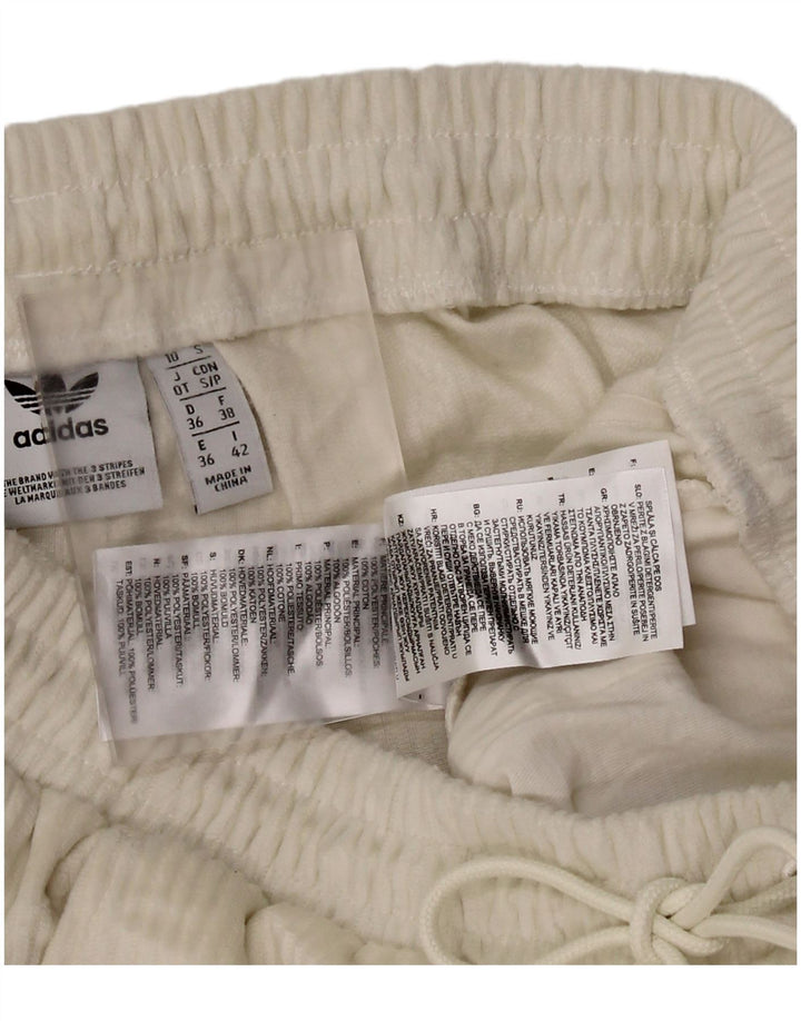 Женские спортивные брюки Adidas Joggers UK 10, маленький белый полиэстер