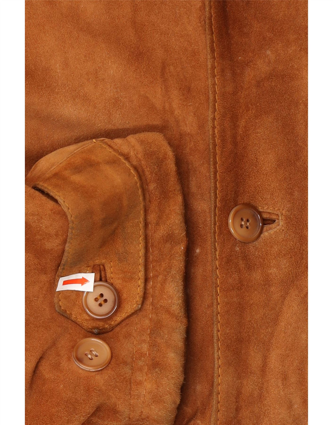 Мужская замшевая куртка VINTAGE IT 52 XL Бежевая кожаная