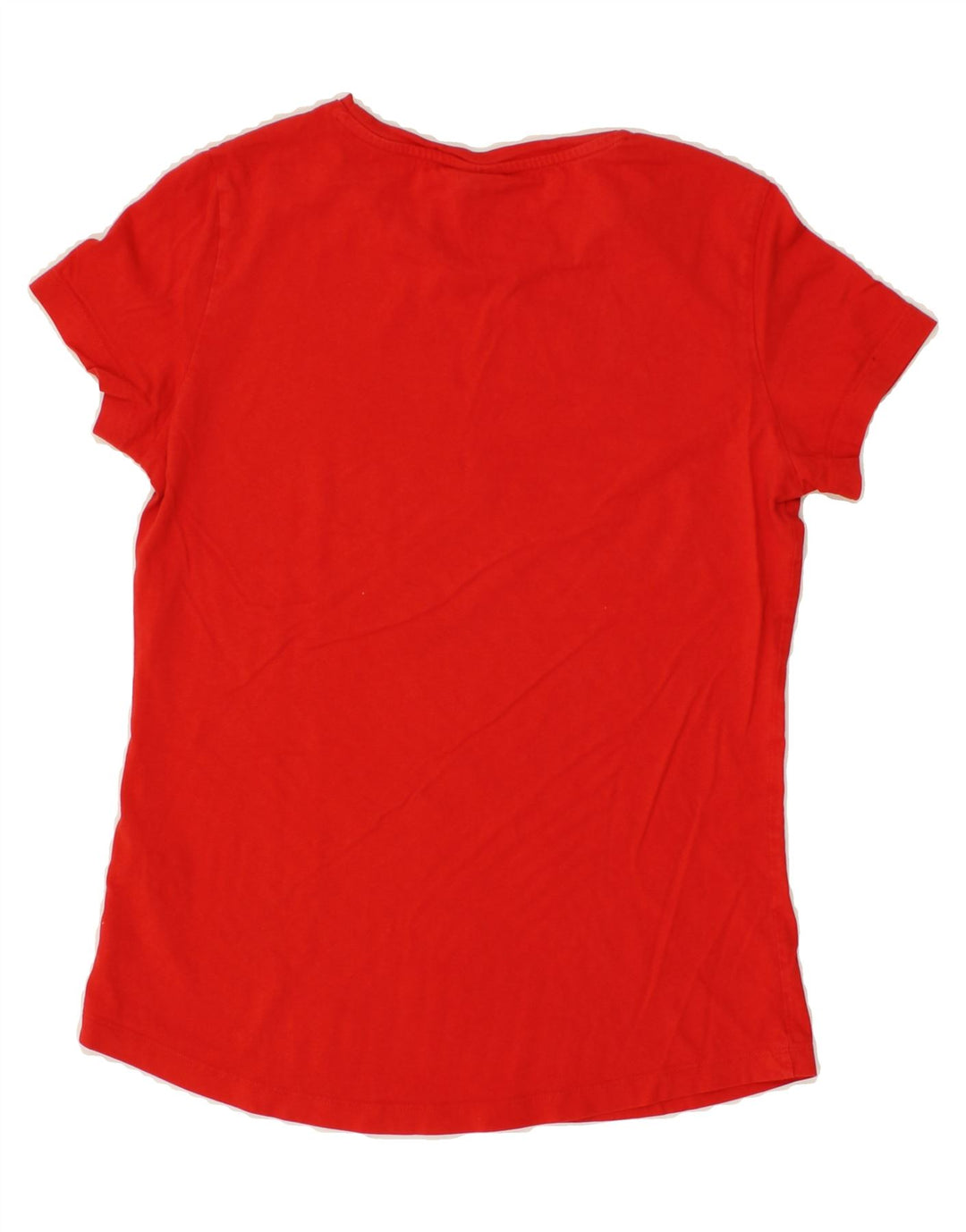 PUMA Womens Graphic T-Shirt Top UK 12 Medium Red Cotton Vintage Puma and Second-Hand Puma from Messina Hembry 