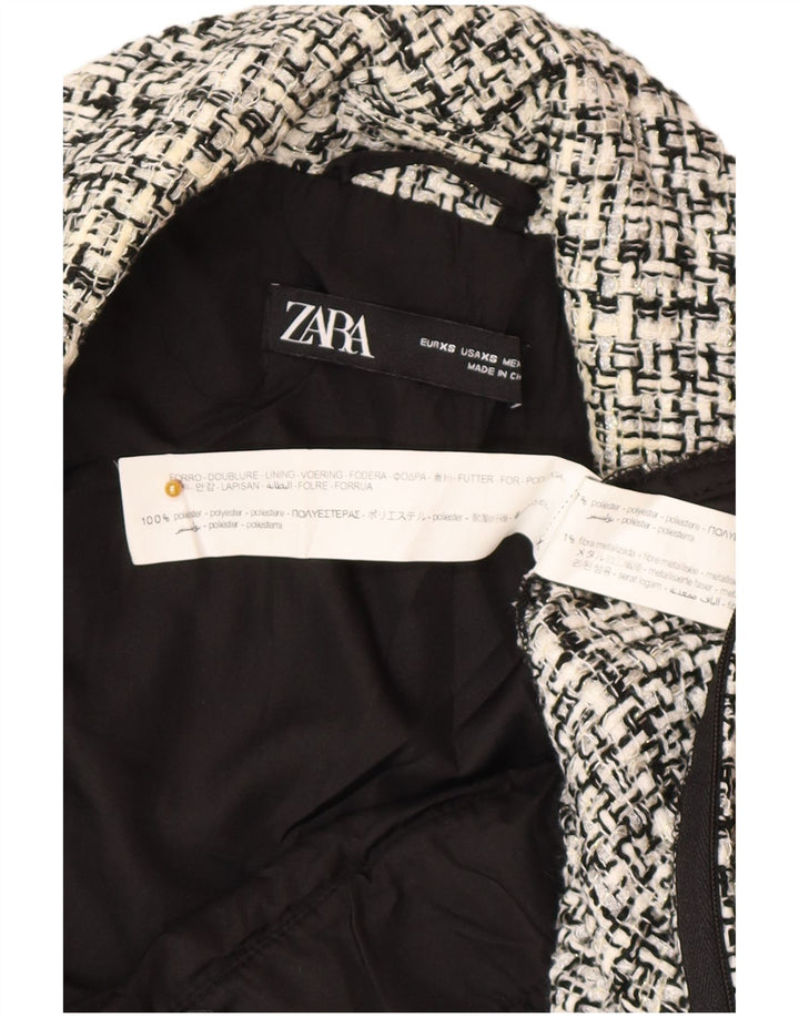Женский комбинезон без рукавов Zara UK 6 XS, серый полиэстер в клетку