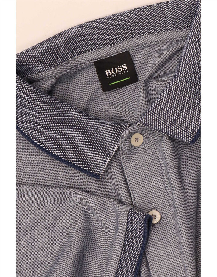 Мужская рубашка-поло Hugo Boss XL темно-синяя