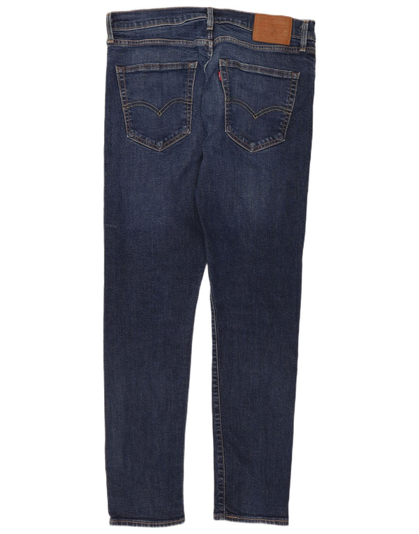 Мужские зауженные джинсы Levi's 512 W34 L32 Темно-синие, хлопок