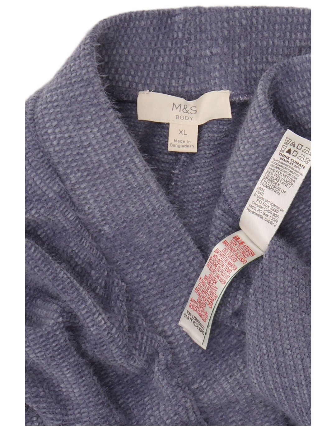 Женские трикотажные спортивные брюки Marks & Spencer UK 18 XL, фиолетовый полиэстер