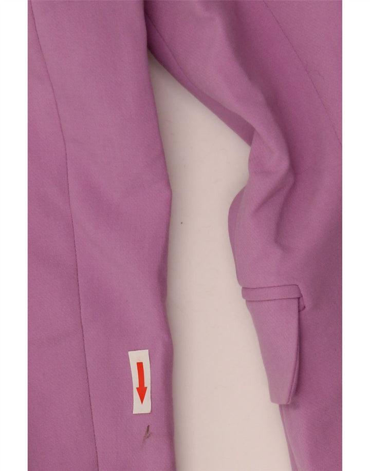 Женский открытый пиджак Zara UK 6 XS, фиолетовый полиэстер