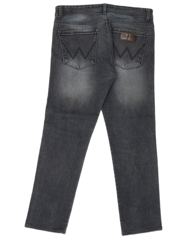 Мужские прямые джинсы Wrangler W36 L30 синие, хлопок