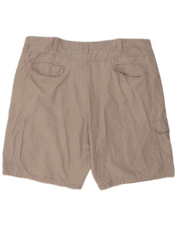 Wrangler Mens Cargo Shorts W44 2XL Grey Cotton