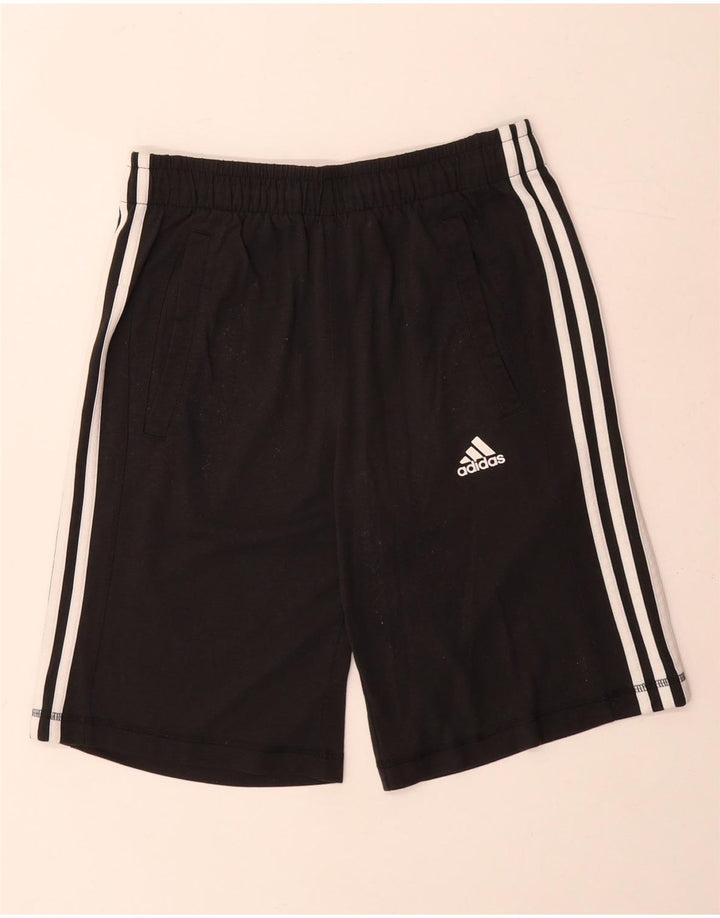 Мужские спортивные шорты Adidas Climalite, маленькие черные из полиэстера