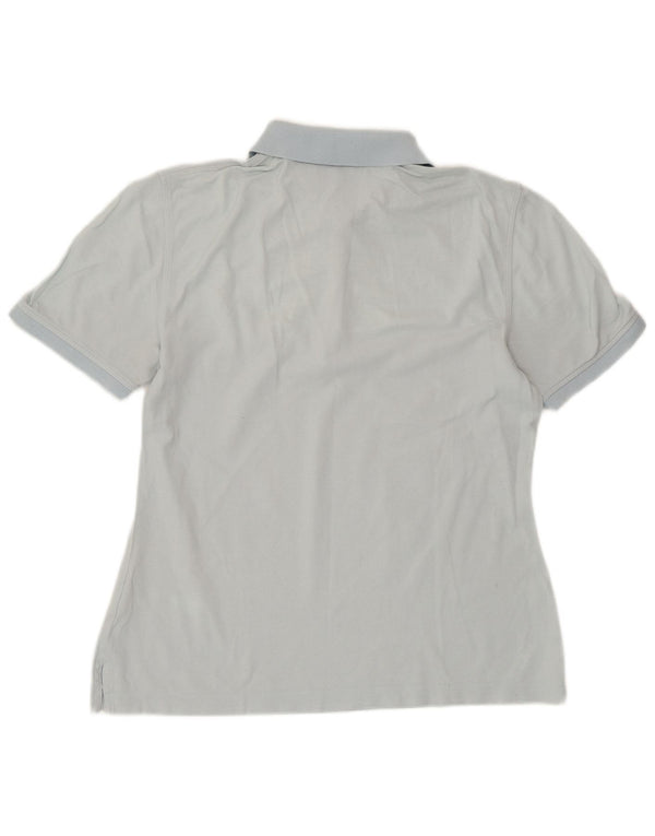 Женская рубашка-поло TOMMY HILFIGER UK 14, большой синий хлопок