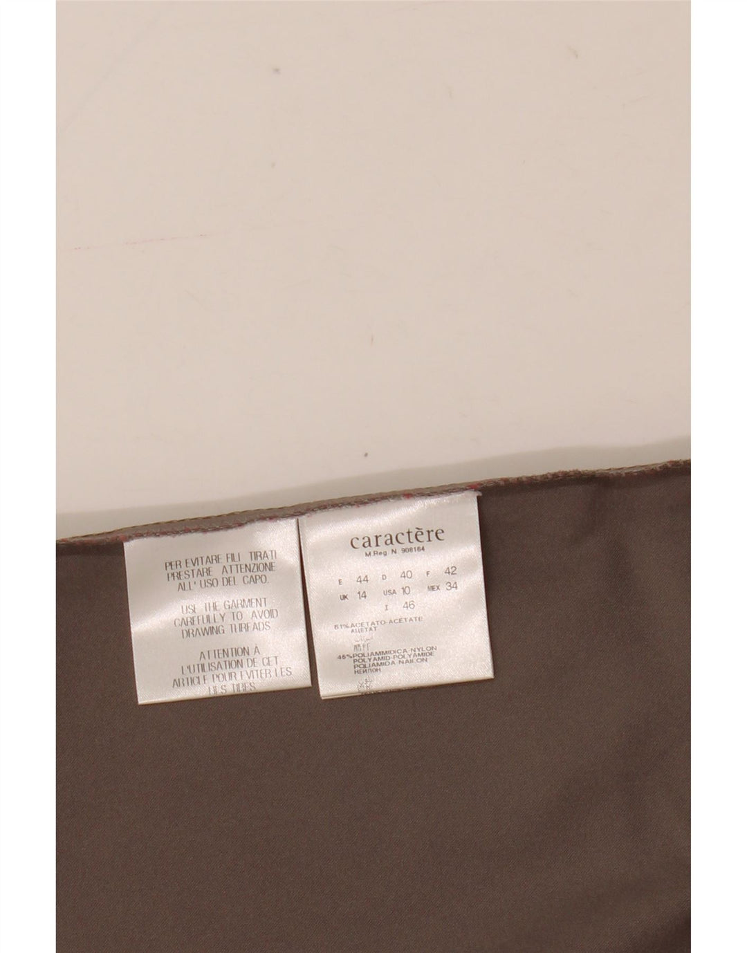 Женское платье-комбинация Caractere UK 14, большое коричневое из ацетата