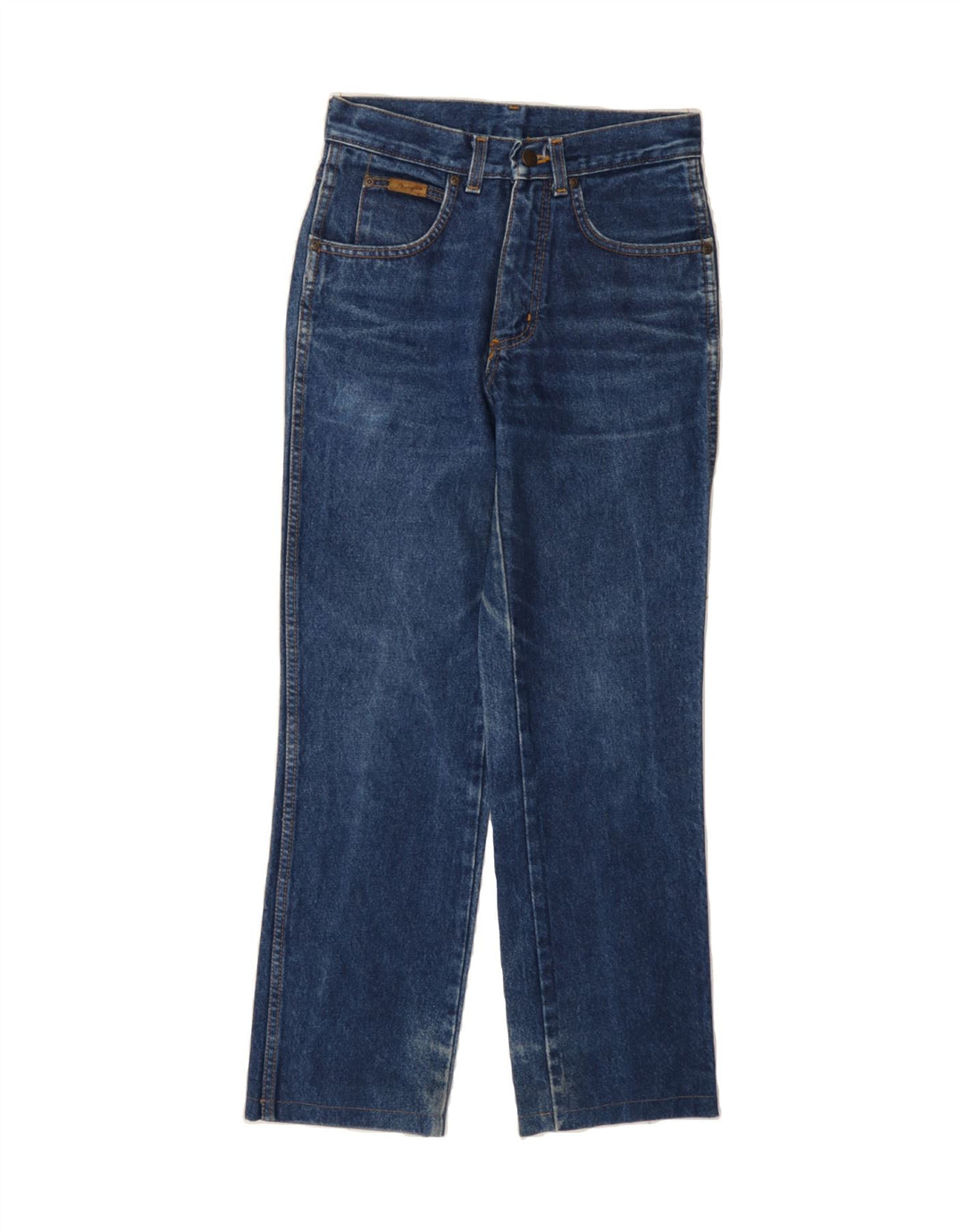 WRANGLER Womens Texas Straight Jeans W28 L28 Blue Cotton Vintage Wrangler and Second-Hand Wrangler from Messina Hembry 