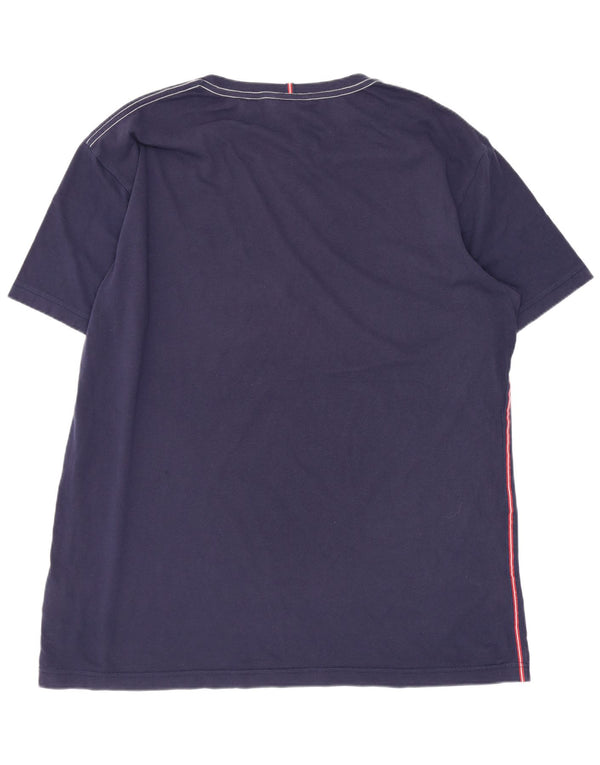 Мужская футболка с рисунком Gant, топ 2XL, темно-синий, хлопок