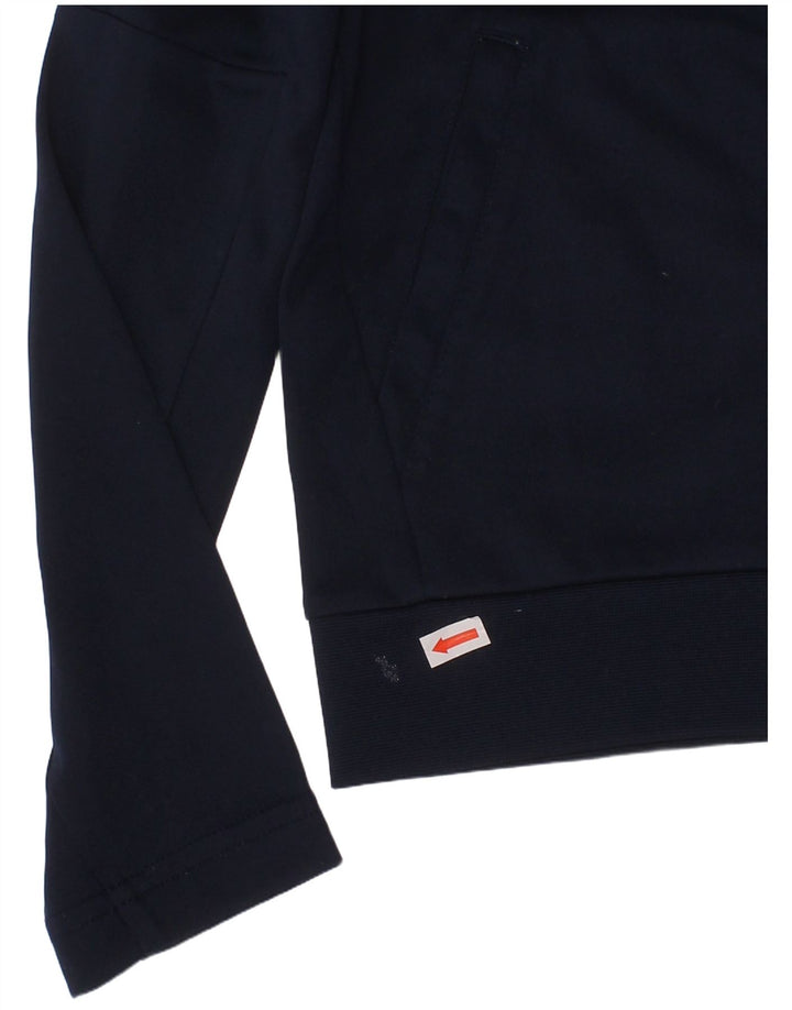 Свитер с капюшоном на молнии для мальчиков NIKE, 6–7 лет, большой темно-синий, с цветными блоками