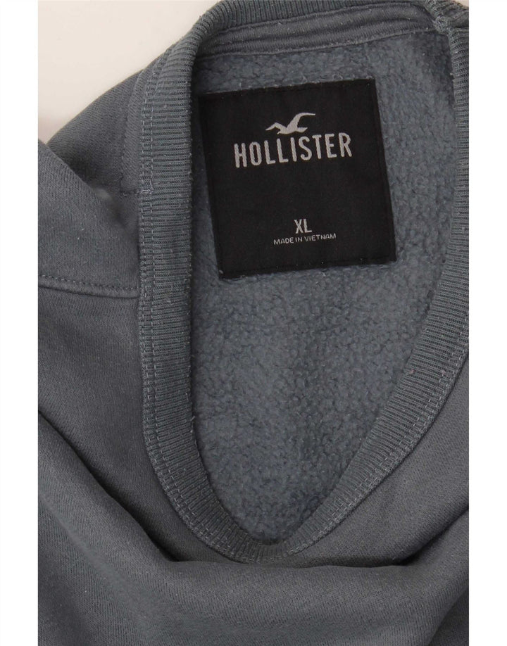 Мужской свитшот Hollister XL Серый