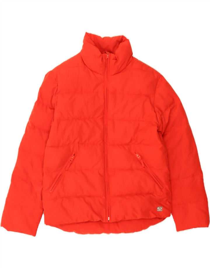 SERGIO TACCHINI Womens Padded Jacket IT 44 Medium Red Polyester Vintage Sergio Tacchini and Second-Hand Sergio Tacchini from Messina Hembry 