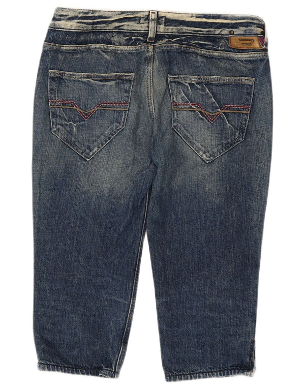 Мужские джинсовые шорты-бермуды DIESEL W29, средний синий хлопок, хлопок