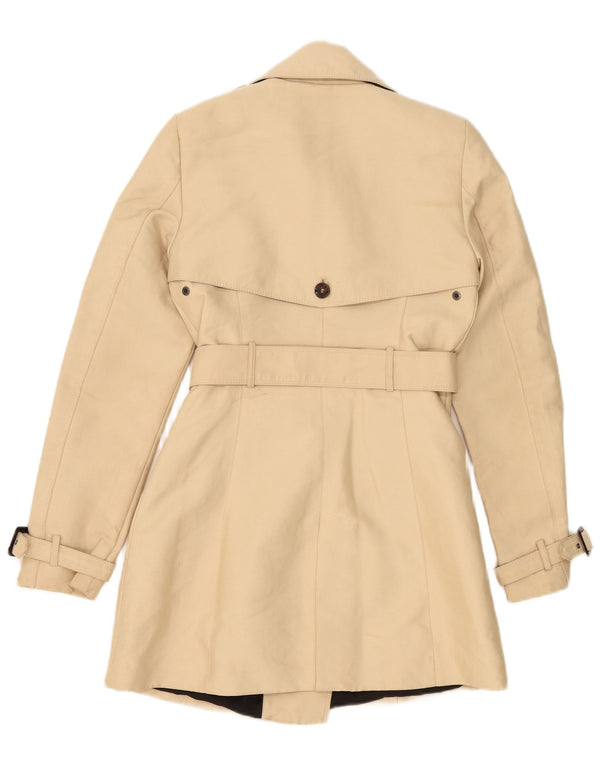Женский тренч Zara UK 6 XS бежевый из полиэстера