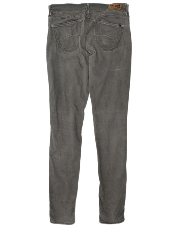 TOMMY HILFIGER Женские джинсы скинни W31 L34 Серый хлопок