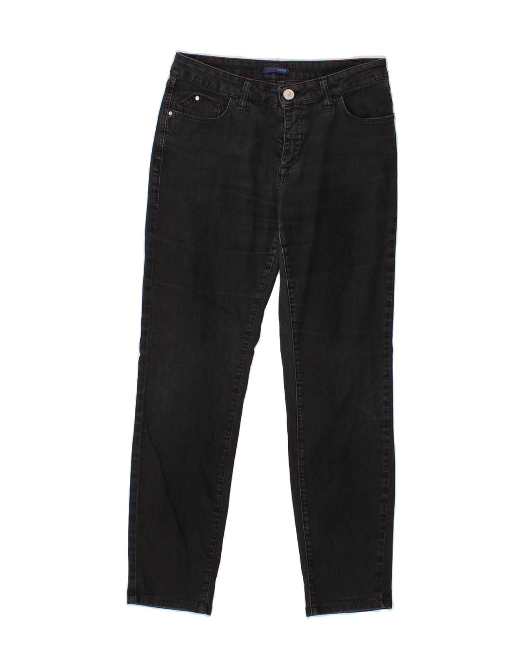 TRUSSARDI Womens Slim Jeans W27 L27 Black Cotton Vintage Trussardi and Second-Hand Trussardi from Messina Hembry 
