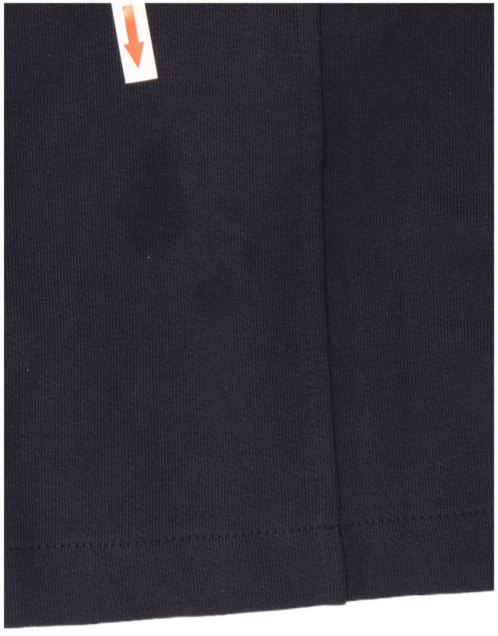 Мужская байкерская куртка Zara UK 38, средний темно-синий, хлопок