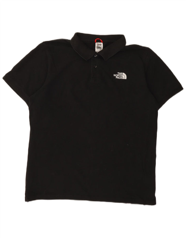 Мужская рубашка поло The North Face, большая черная хлопковая ткань