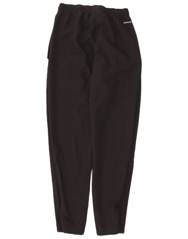 ADIDAS Mens Tracksuit Trousers Small Black Polyester