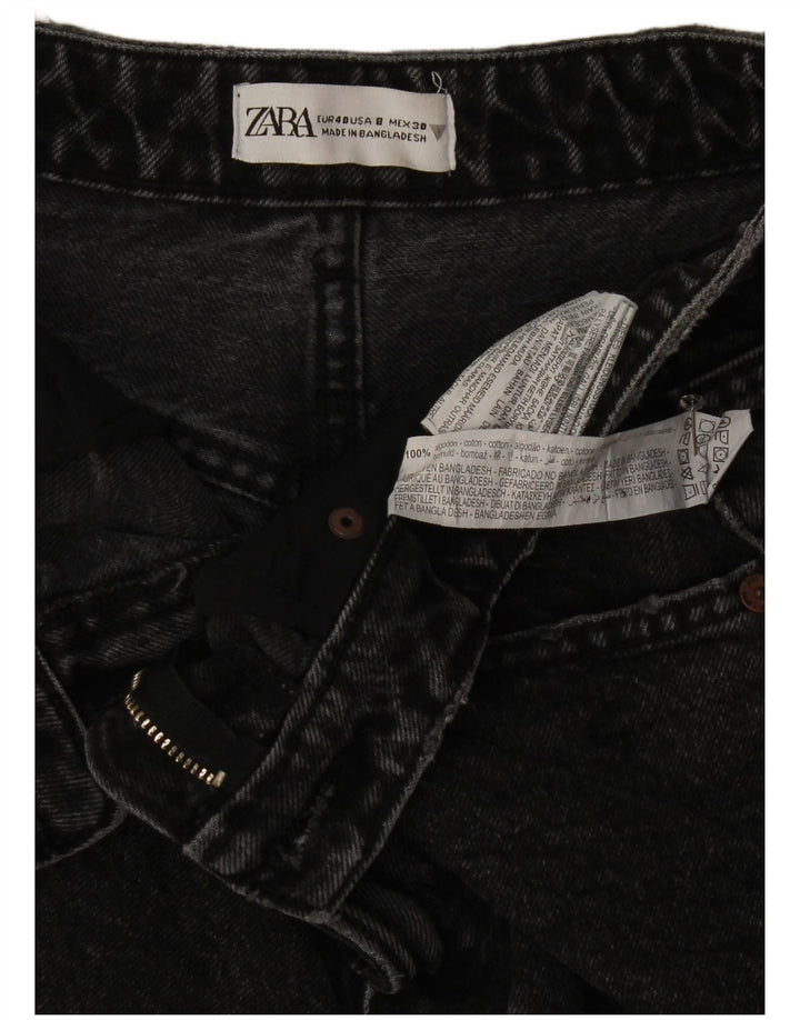 Женские джинсовые шорты Zara EU 40 Medium W30 Серые, хлопок
