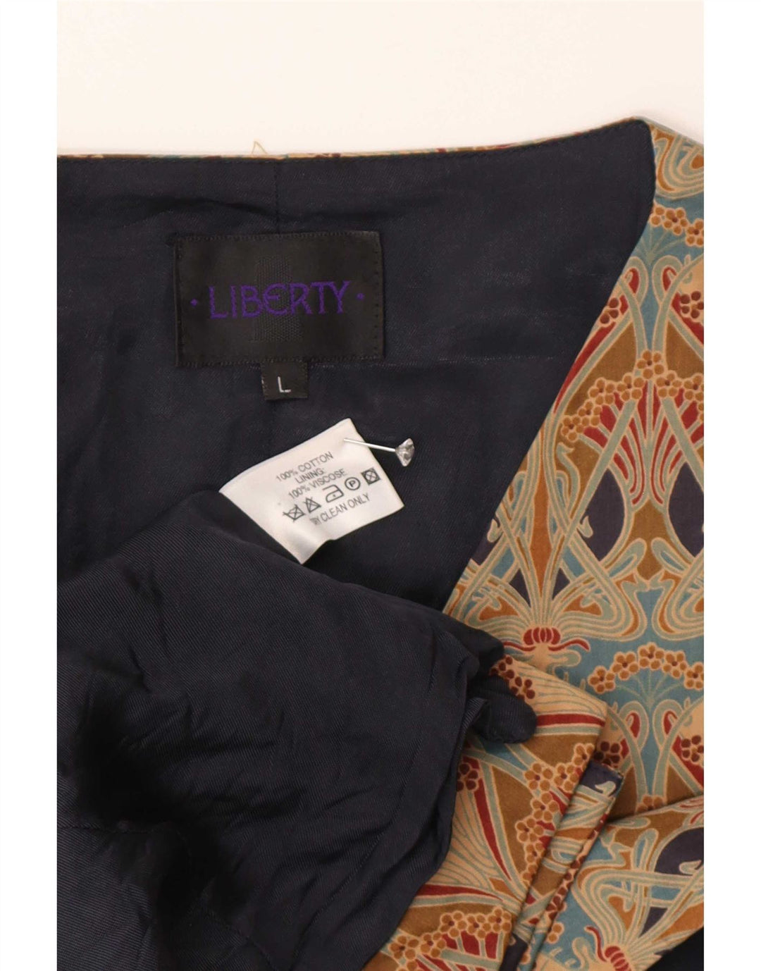Мужской жилет Liberty, большой бежевый, хлопковый с цветочным принтом