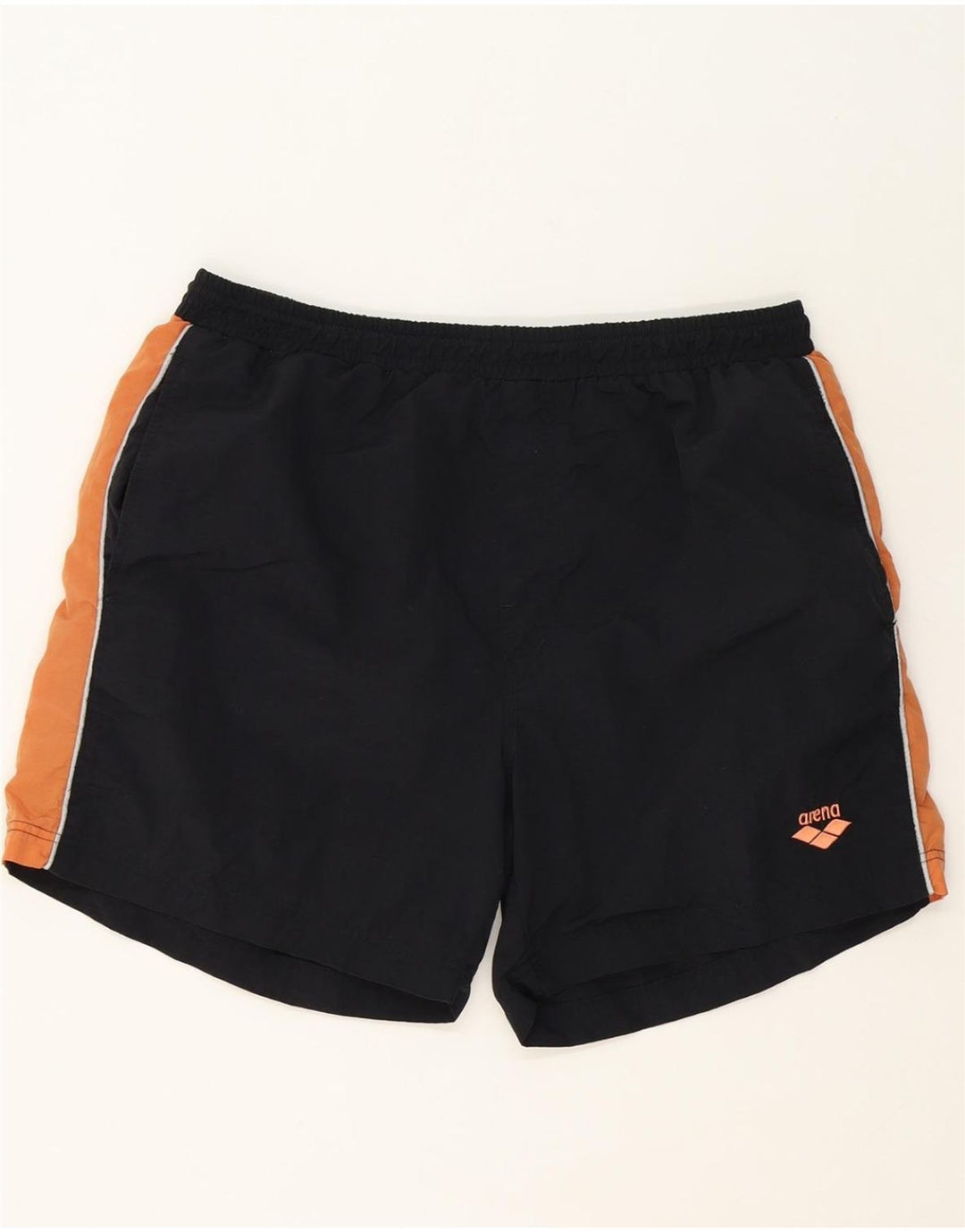 ARENA Mens Swimming Shorts XL Black Colourblock Polyester Vintage Arena and Second-Hand Arena from Messina Hembry 