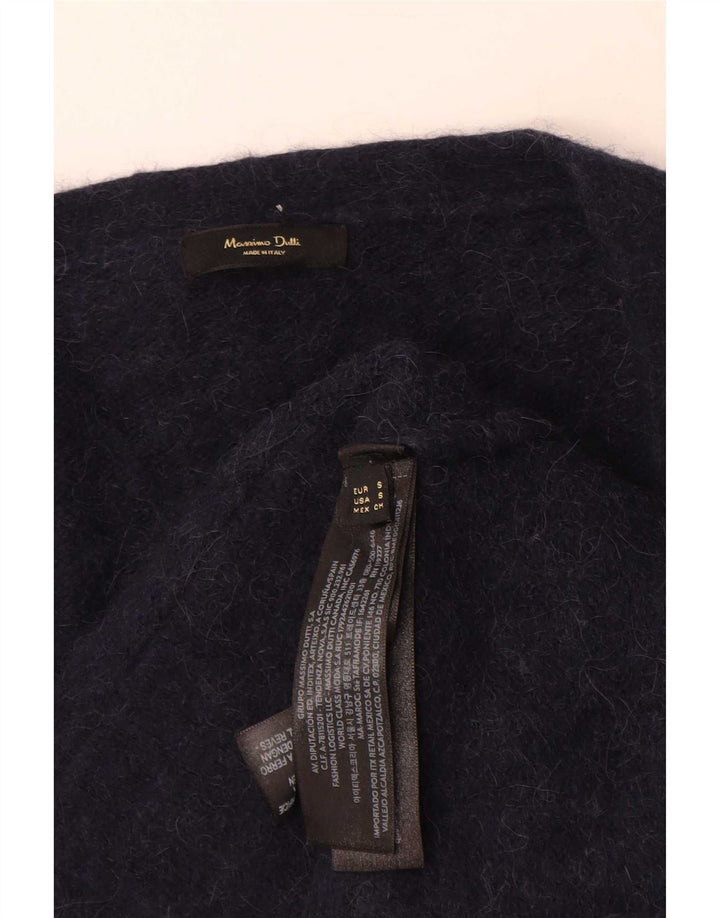Женский кардиган Massimo Dutti UK 10, маленький темно-синий из полиамида