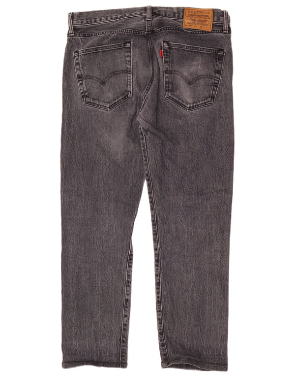 Мужские прямые джинсы Levi's 501 W33 L28 серые, хлопок