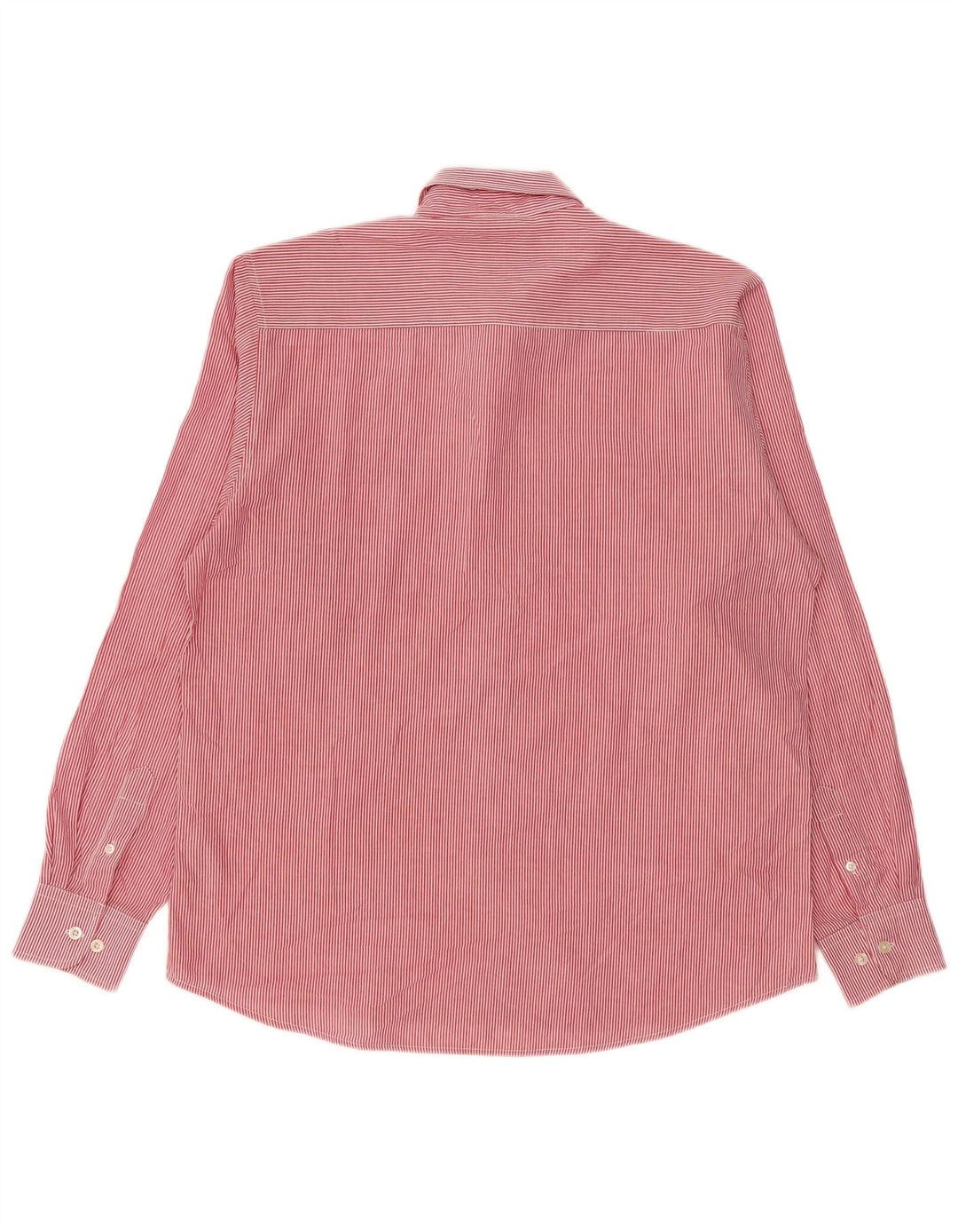 Мужская рубашка стандартного кроя Pierre Cardin XL, красная в тонкую полоску, полиэстер