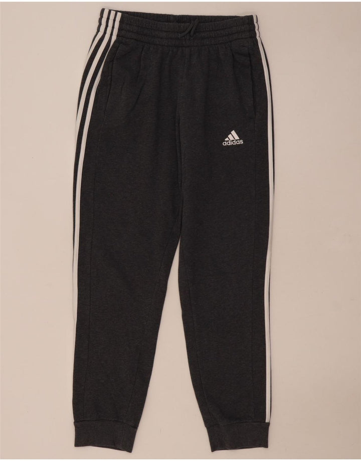 Мужские спортивные брюки Adidas, джоггеры, средний серый хлопок, хлопок