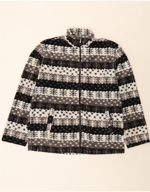 Винтажная мужская флисовая куртка UK 42 XL разноцветная Fair Isle